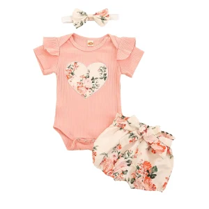 Girls Ruffle Romper