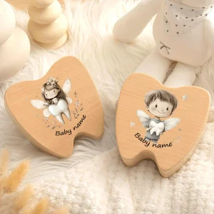 Custom Wooden Tooth Fairy Box