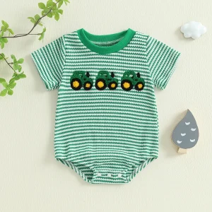 Boys Tractor Romper